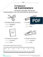 Measure in Inch and CM