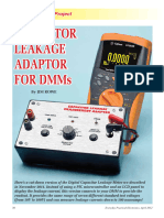 Capacitor Leakage Adaptor For DMMs