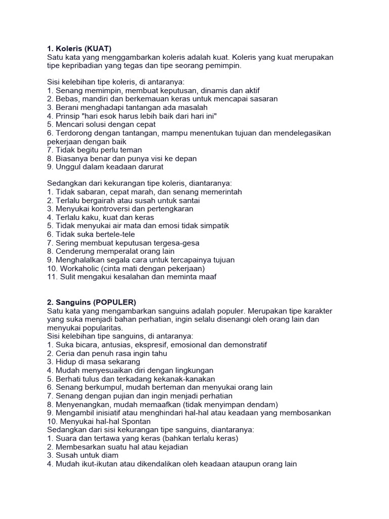 kepribadian kuat dan nilai being dalam kehidupan sehari-hari