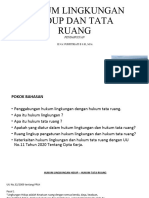 Materi Pendahuluan Hukum LH - Hukum Tata Ruang