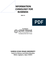 DBM-510 - INFORMATION TECHNOLOGY FOR BUSINESS - (Pgs 1-88) - May22