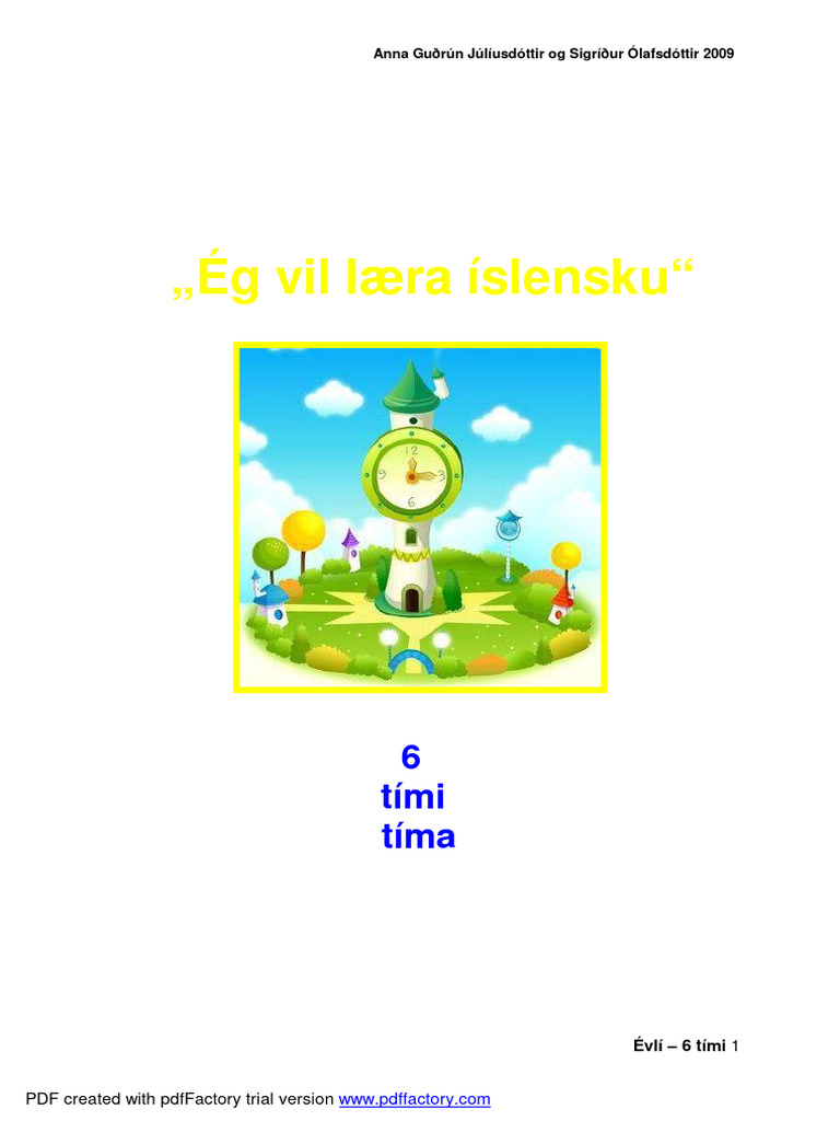 Ég Vil Læra Íslensku | PDF