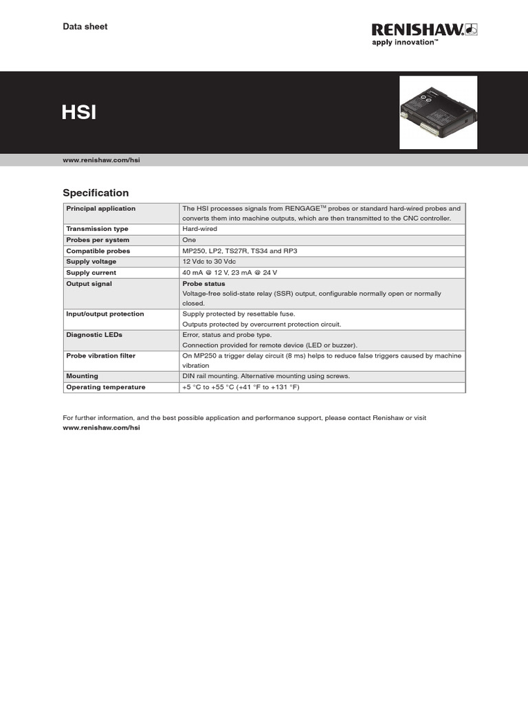H 5500 8250 02 A - (Hsi - DS) | PDF | Programmable Logic Controller | Relay