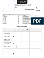 Interview Evaluation Sheet - V3 - Kumar Gulshan