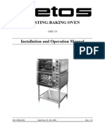 Galley Backing Oven
