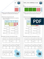 Vertical Format - Find 1, 10 or 100 More or Less