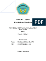 Modul Ajar Kurikulum Merdeka: Fase A - Kelas I