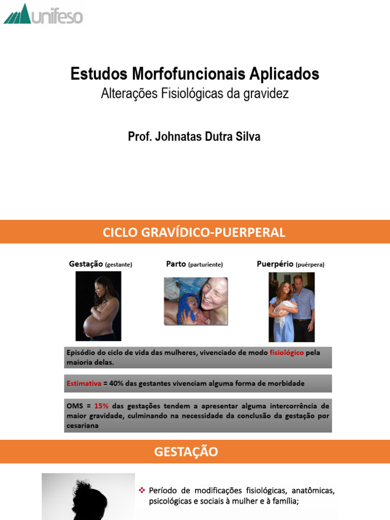 Alterações Fisiológicas na Gravidez | PDF | Gravidez | Sistema circulatório