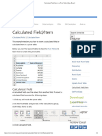 Calculated Field - Item in A Pivot Table (Easy Excel)