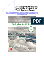 Computer Accounting With Quickbooks Online A Cloud Based Approach 1st Edition Yacht Solutions Manual