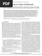 A Survey On Vision Transformer