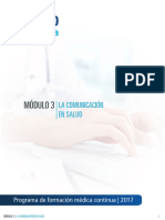 Módulo 3 - La Comunicación en Salud