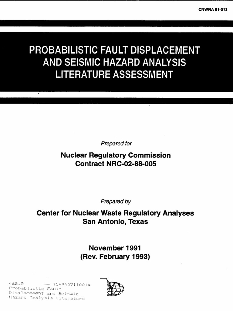 Seismic Hazard Analysis Review | PDF | Earthquakes | Methodology