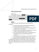 Denuncia Penal Contra Funcionarios Del DGI y EPAS - Av. Delito de Incumplimiento de Los Deberes de Funcionario Público Art. 248-249 CPN