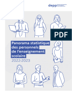 BS 2023 Panorama Statistique Personnels Enseignement Scolaire 2022 2023 Pdfa