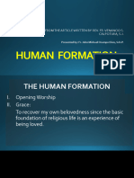 Human Formation Novitiatus