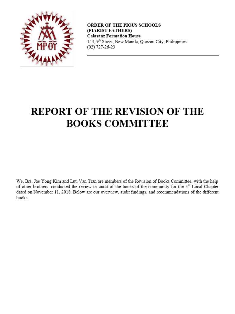 Committee Report | Download Free PDF | Libraries | Books