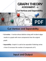 Assignment 6 - Cut Vertices and Separability