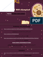 All Sources of BIO Olympiad