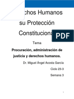 Apuntes 3. Procuración y Administración de Justicia y Derechos Humanos