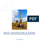 Site Investigation