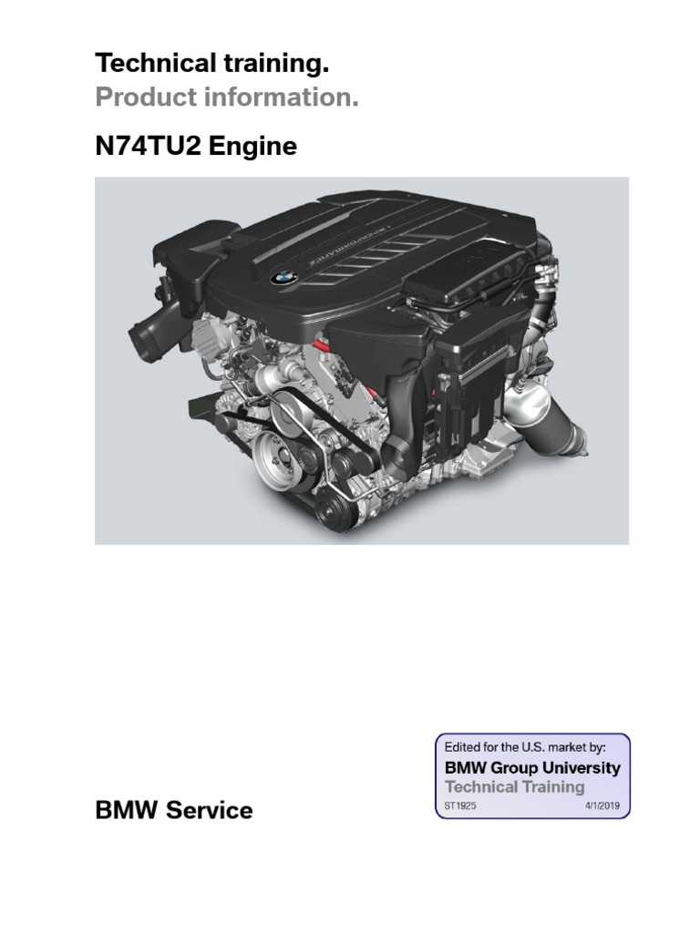 N74TU2 Engine | PDF | Fuel Injection | Throttle