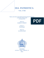 Studia Patristica-108, 2021 (Euchologia)
