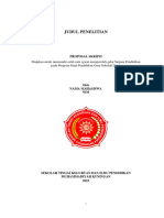 Format Penulisan Proposal (Metode Penelitian)