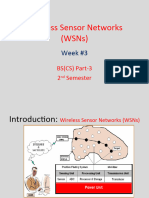 Wireless Sensor Networks (WSNS) : Week #3