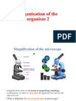 Organisation of Organism 2