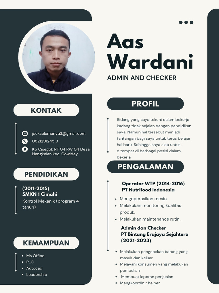CV Baru 1 | PDF