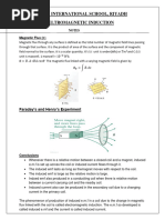 ELECTROMAGNETIC INDUCTION (Notes)