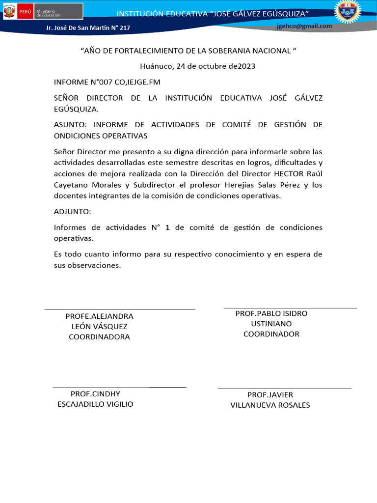 Informe de Actividades #1 | PDF