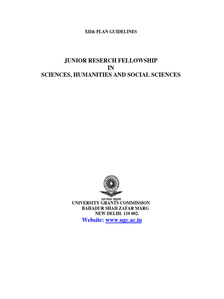 Revised Jrf Pdf Government