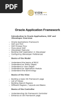 Oracle Applicaton Framework - Updated