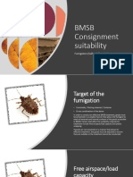 SUMMARY BMSB Consignment Suitability