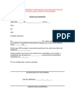 Pedido de Demissão - Sem Aviso Com Estabilidade