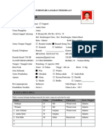 Formulir Biodata Kandidat