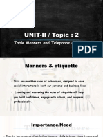 Soft Skills UNIT-II Topic 2
