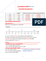 5 Ème Les Nombres Relatifs - Correction Des Exercices