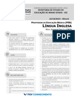 cns109 Professor de Educacao Basica Peb Lingua Inglesacns109 Tipo 1