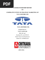 Summer Training Project Report On Tata Motora