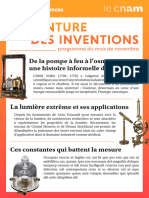 Aventure Des Inventions - Programme Novembre 2023