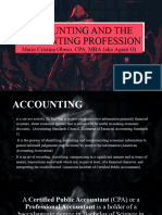 Accounting and The Accounting Profession
