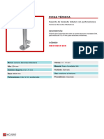 Ficha Tecnica Soporte Acero Inoxidable