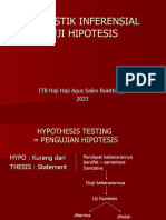 M10 Statistik Inferensial Uji Hipotesis