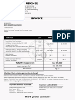 Invoice Sewa Mobil Abyan Rental | PDF