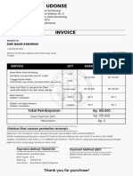 Invoice Rental Motor Diwi Nidar Karuning