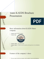 Team KAEDS Brochure Presentation