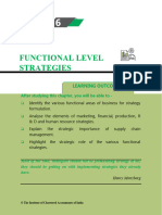 SM CH 6 Functional Level Strategies